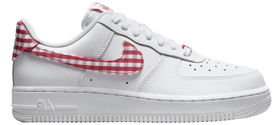 Air Force 1 Red &#39;Gingham&#39;
