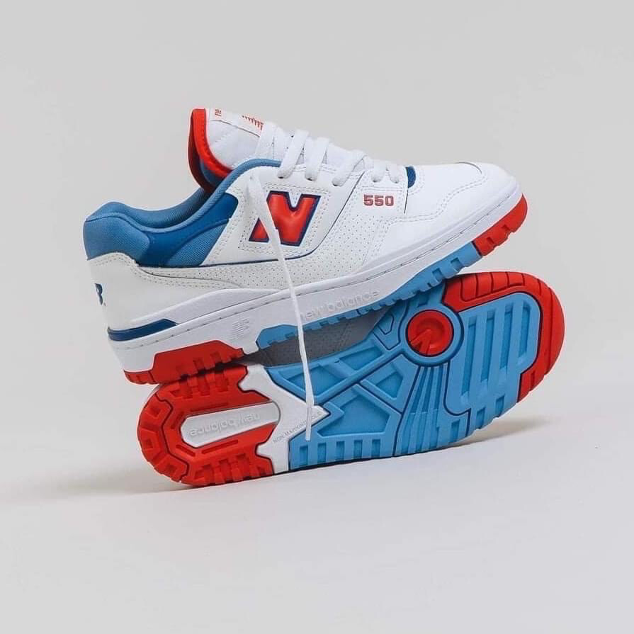 New Balance 550 white/red/blue