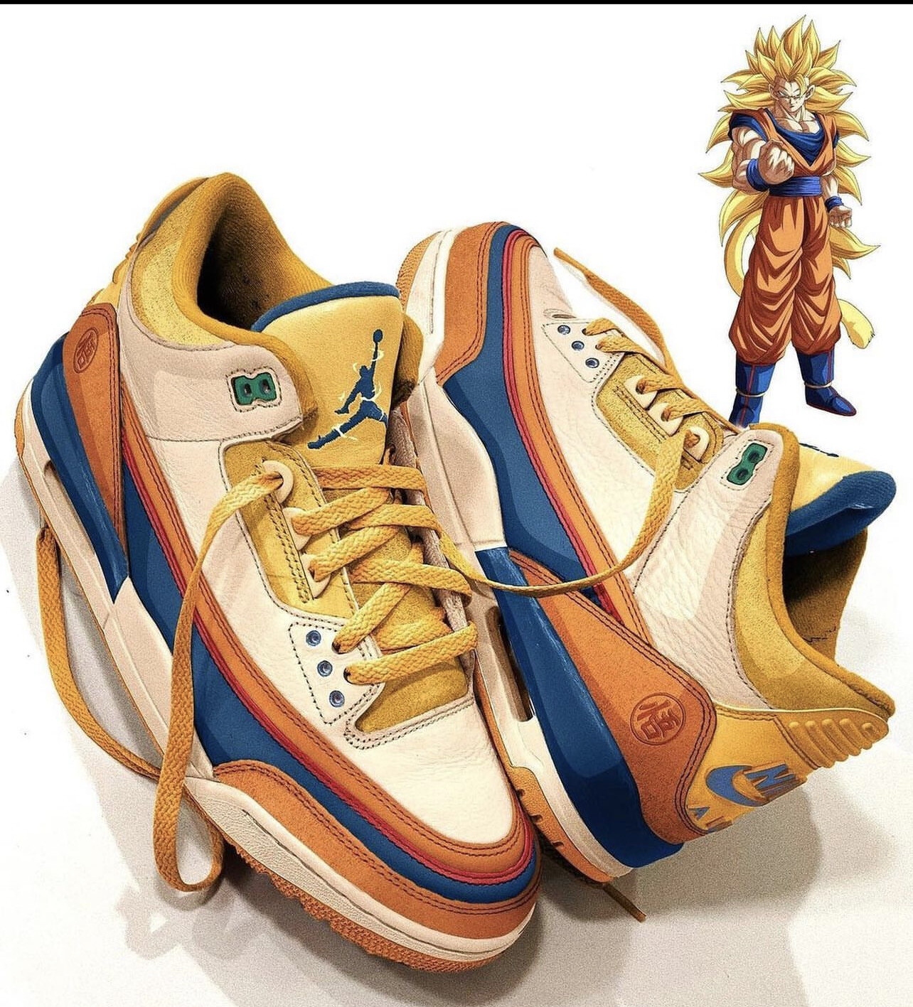 Air Jordan Retro 3 “Super Saiyan 3”