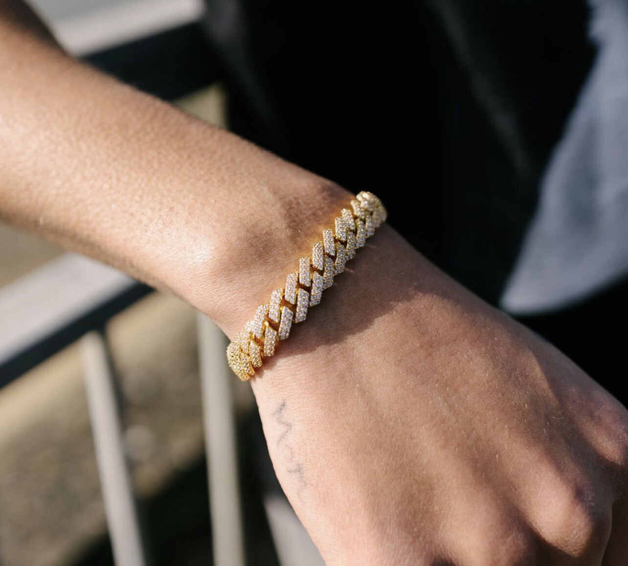 Cuban Prong Bracelet 12mm