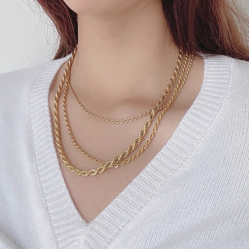 Women Rope chain combo