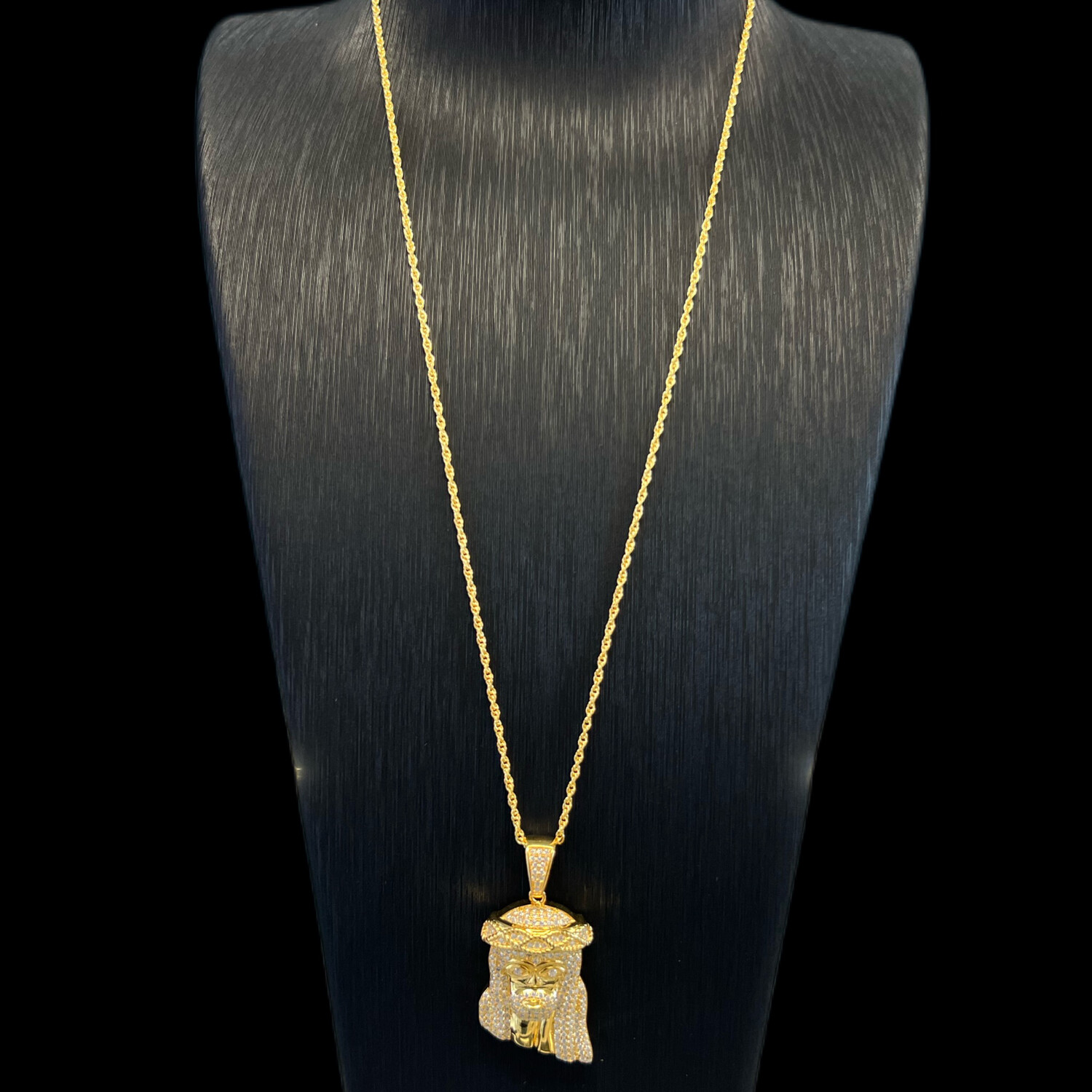 Jesus Pendant Moissanite