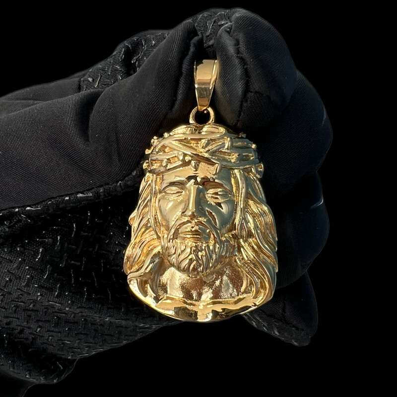 Jesus Head Necklace