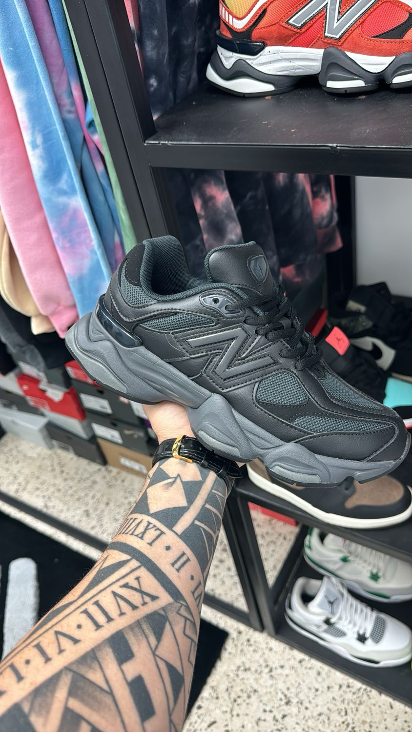 NB 9060 “Triple Black Leather”