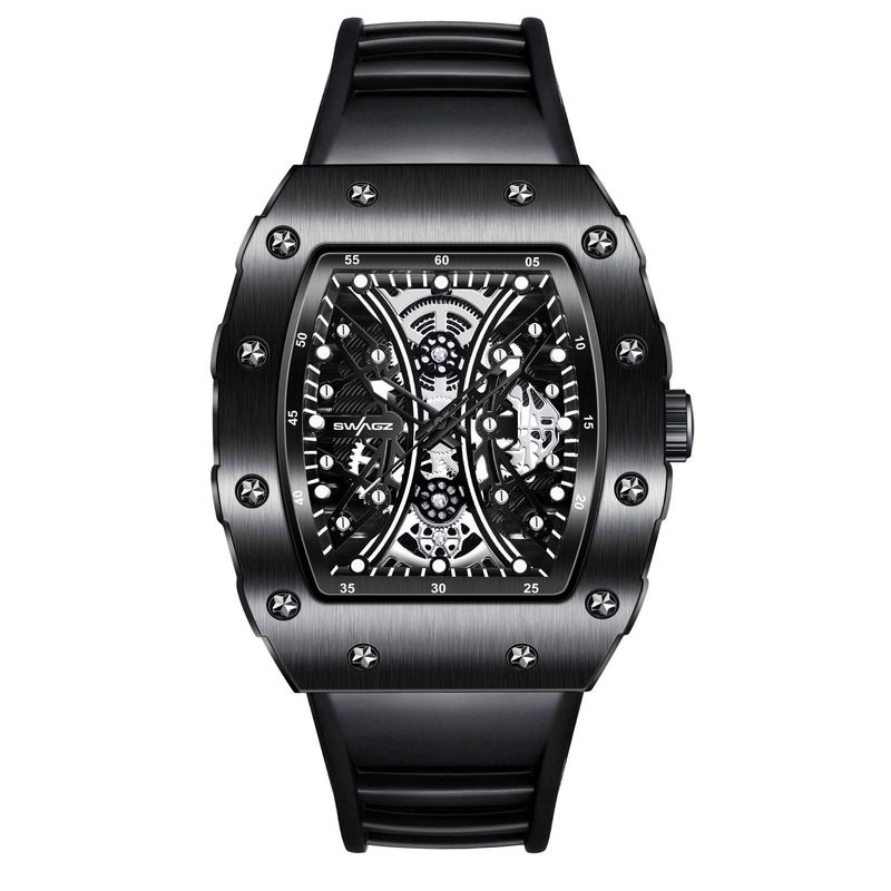 SwagZ Watch Black &amp; Silicon