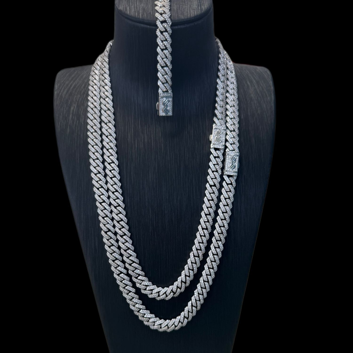 8mm Prong Cuban Chain Steel 