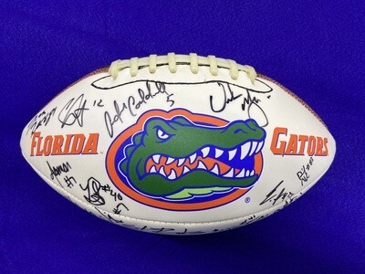 Florida Gators Autographed Football 2006 Championship