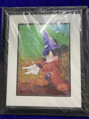 Mickey Mouse Sorcerer's Apprentice Framed Art