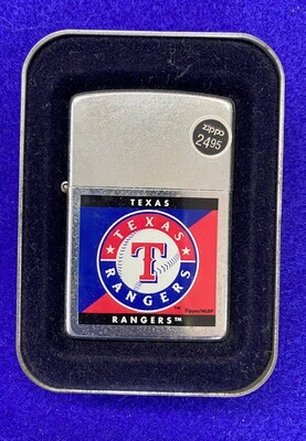 Zippo Lighter of Texas Rangers Baseball Team