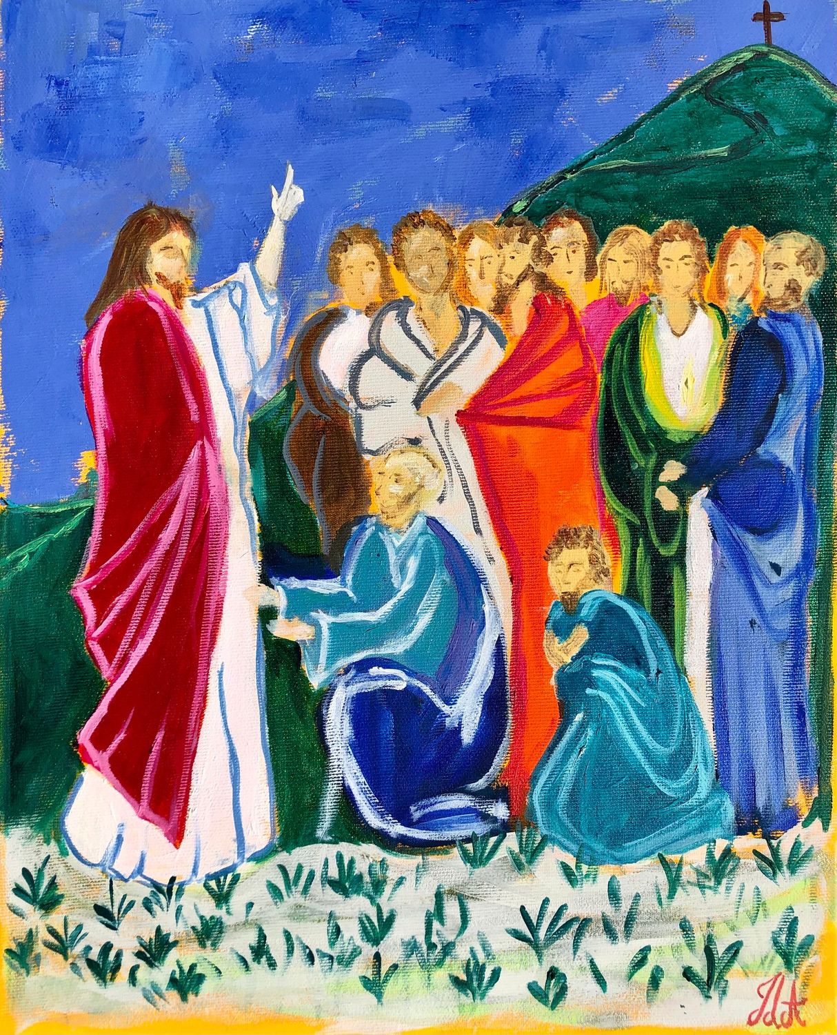 Le Christ et les apôtres