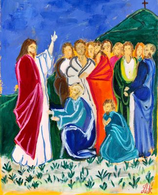 Le Christ et les apôtres