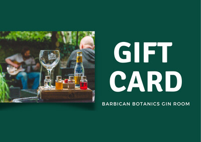 Barbican Botanics Gin Room Gift card