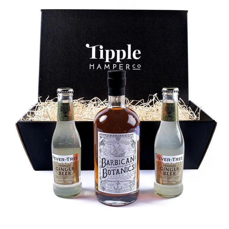 Barbican Botanics Spiced Rum Gift Hamper with Mixers