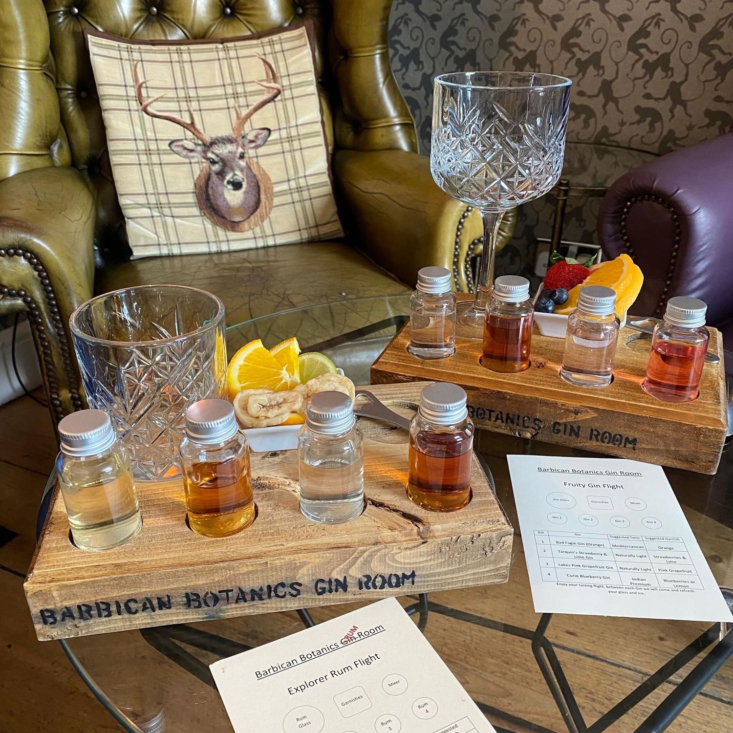 Barbican Botanics Gin Room - Gin/Rum Flight Voucher