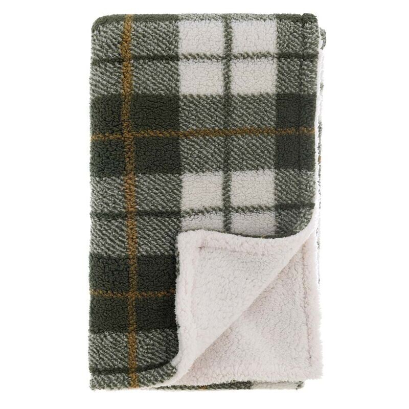 Plaid sherpa tartan