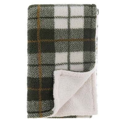Plaid sherpa tartan