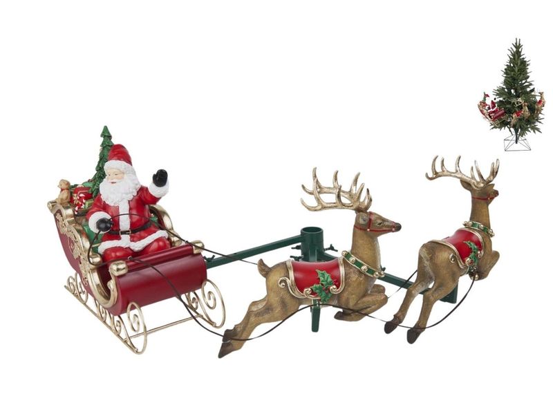 Traineau du Père Noël pour sapin, Goodwill