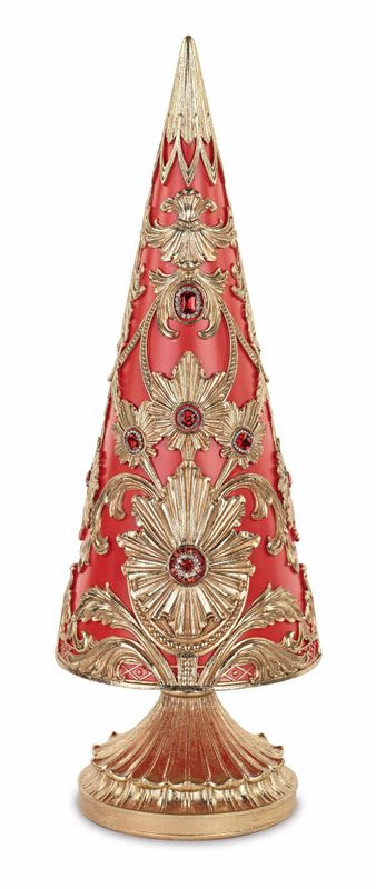 Sapin baroque, rouge, Tono Su Tono