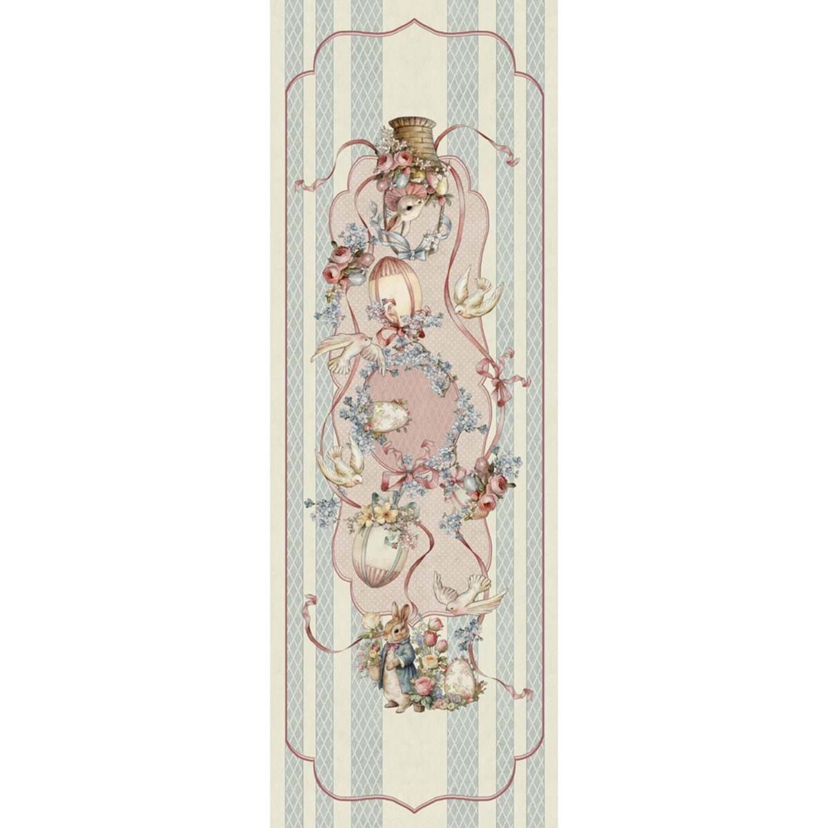 Chemin de table, 150 x 50 cm, Blanc Mariclo