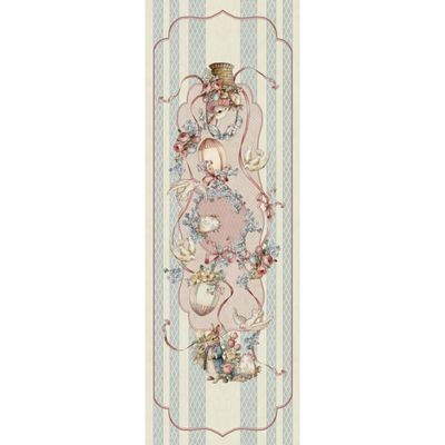 Chemin de table, 150 x 50 cm, Blanc Mariclo