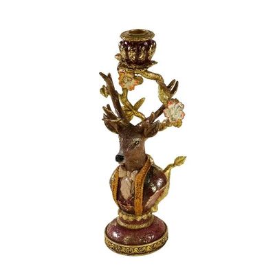 Bougeoir cerf Alexander, 30 cm, Werner Vob
