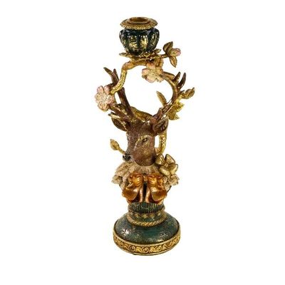 Bougeoir cerf Erika, 30 cm, Werner Vob