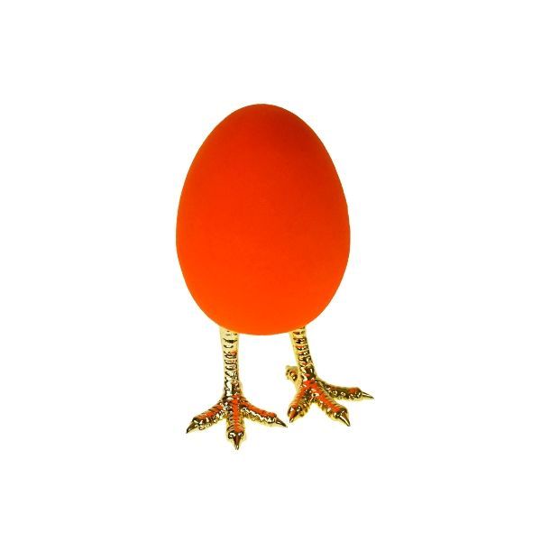 Œufs sur pied, orange, 13 cm, Wermer