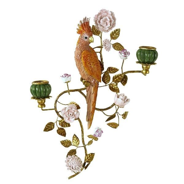 Applique perroquet, Werner Vob, 60 cm
