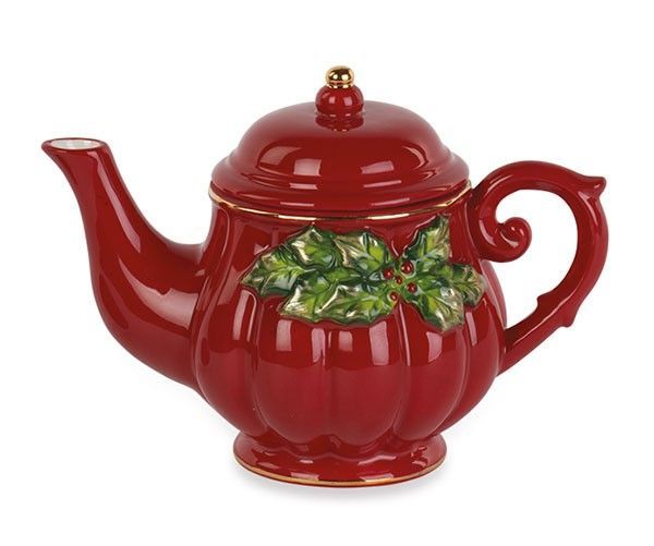 Bougie Tea time, théière, 13cm, Cartai Bassanesi
