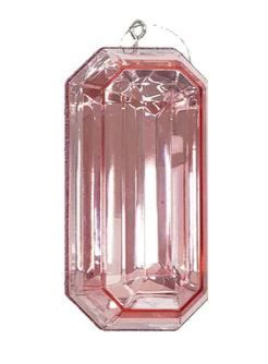Ornement bijoux à facettes, 12 cm