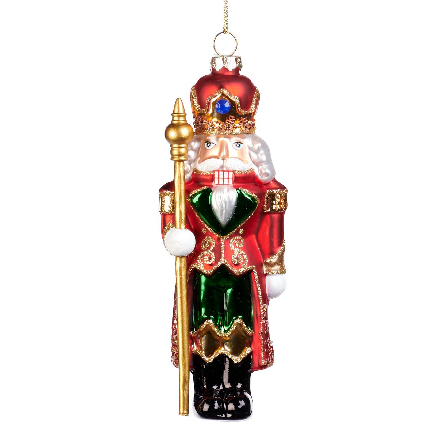 Ornement en verre Nutcracker, 15 cm, Goodwill