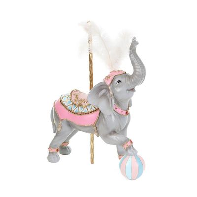 Eléphant de carrousel, 54 cm, Goodwill