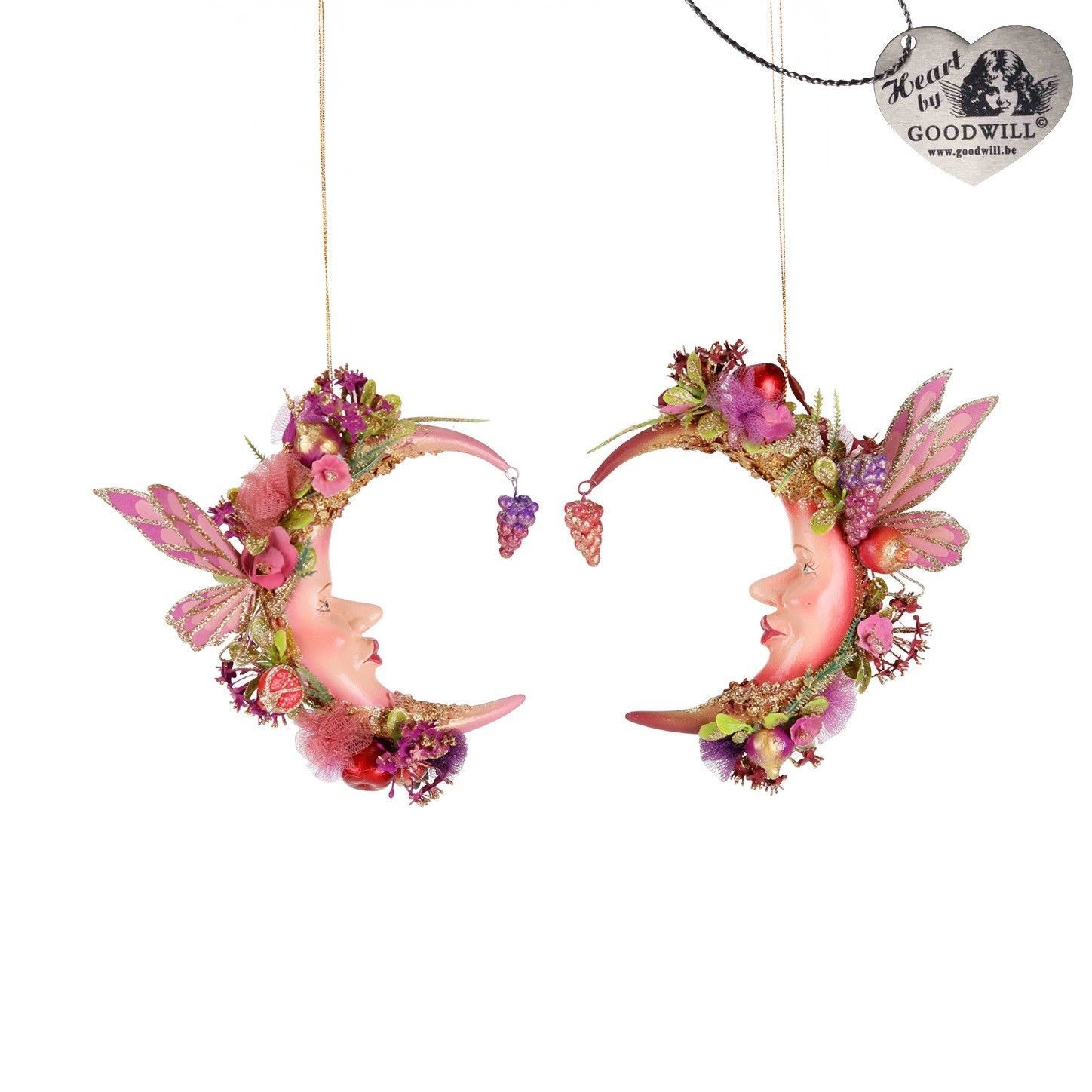 Ornement lune, collection Fairy Banquet, 16 cm, Goodwill