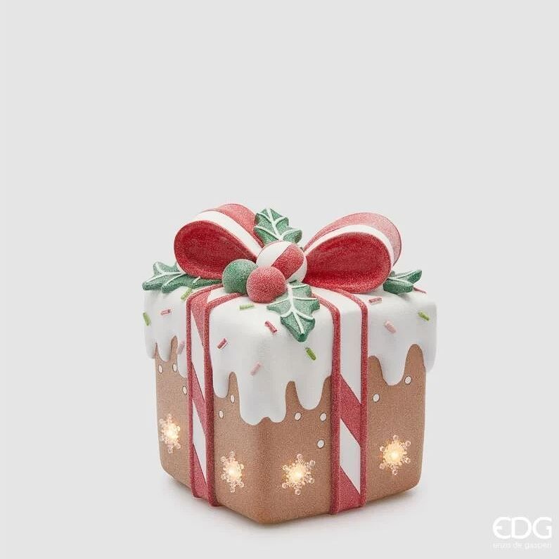 Paquet cadeau Candy, LED, 26 cm, EDG