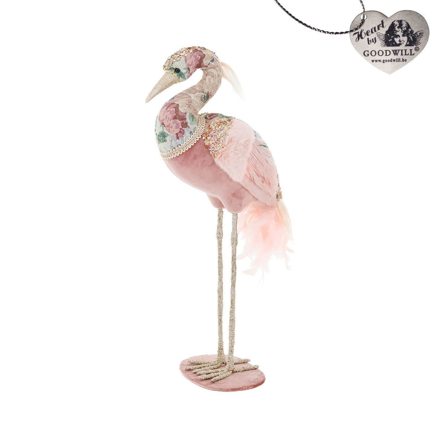 Oiseau décoratif, grue, 62 cm, Goodwill