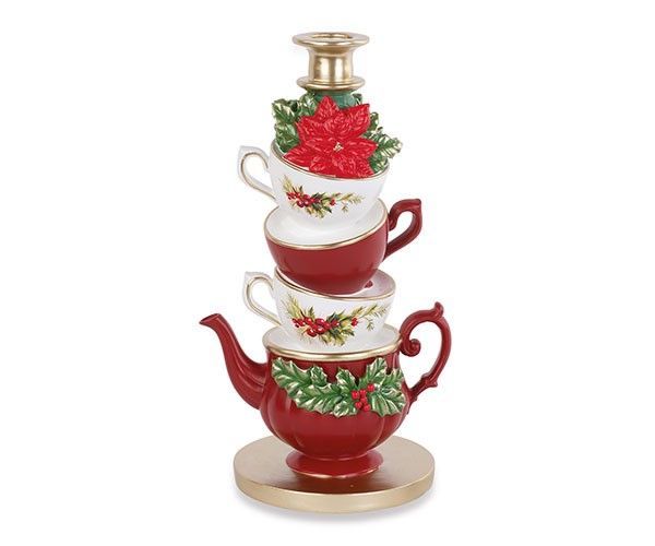 Bougeoir Tea time, 36 cm, Cartai Bassanesi