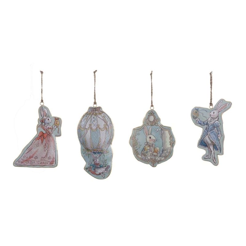 Blanc Mariclo, ornement lapin