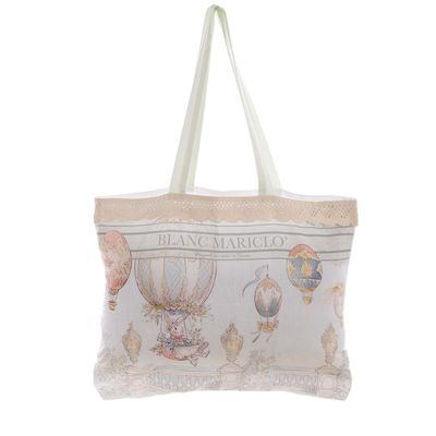 Sac tote bag, 46 x 36 cm, Blanc Mariclo Blanc Mariclo totebag