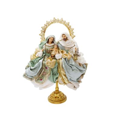 Nativité sur base, 36 cm, ElleGift Nativité sur base baroque
