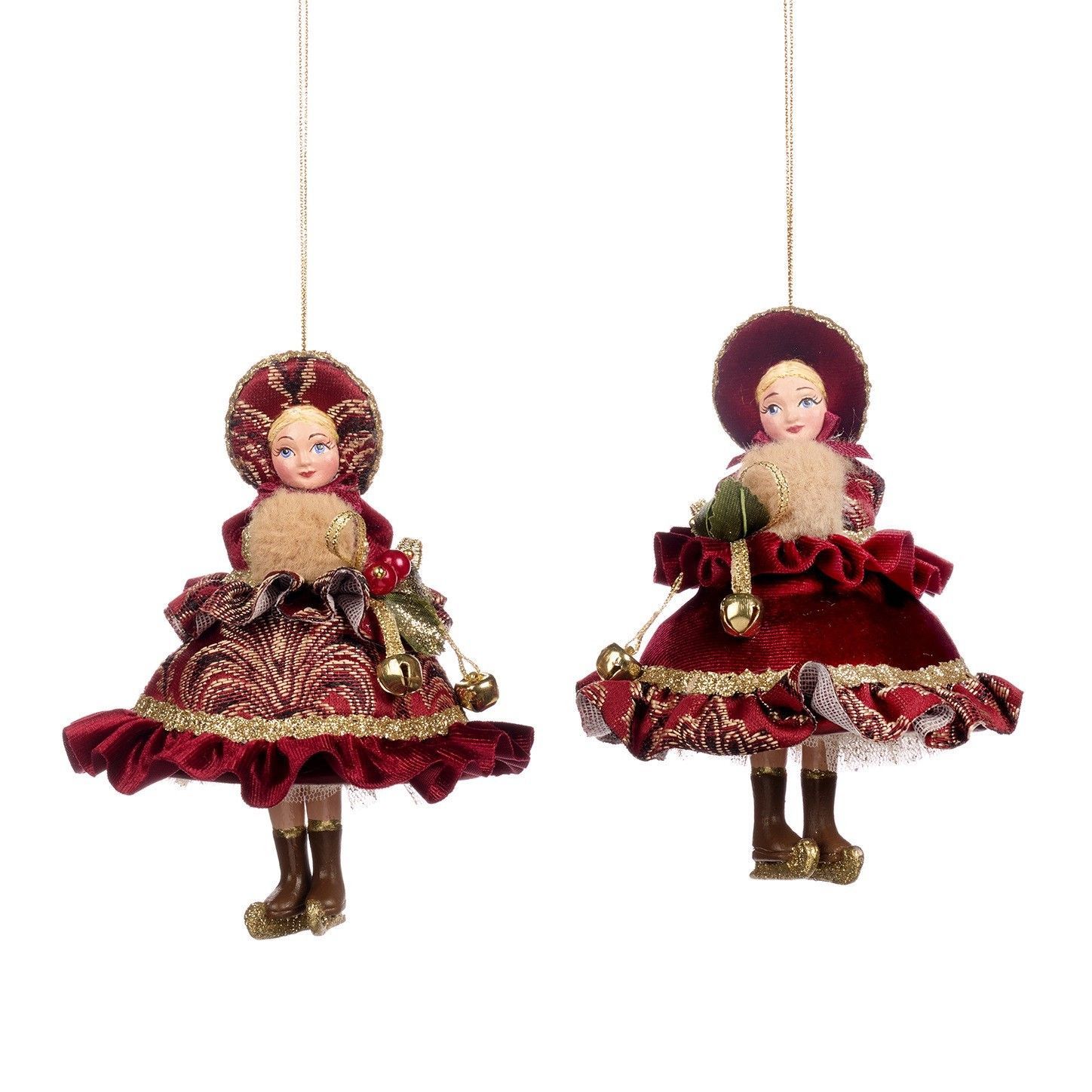 Ornement Fille Victorienne, 14 cm, Goodwill Goodwill, Victorian girl
