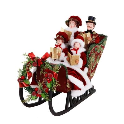 Goodwill, family Carolers in sleight