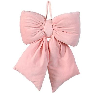 Grand nœud velours rose, 48 cm Grand nœud velours rose, 48 cm