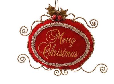 Ornement Merry Christmas , 18 cm Ornement Merry Christmas , 18 cm