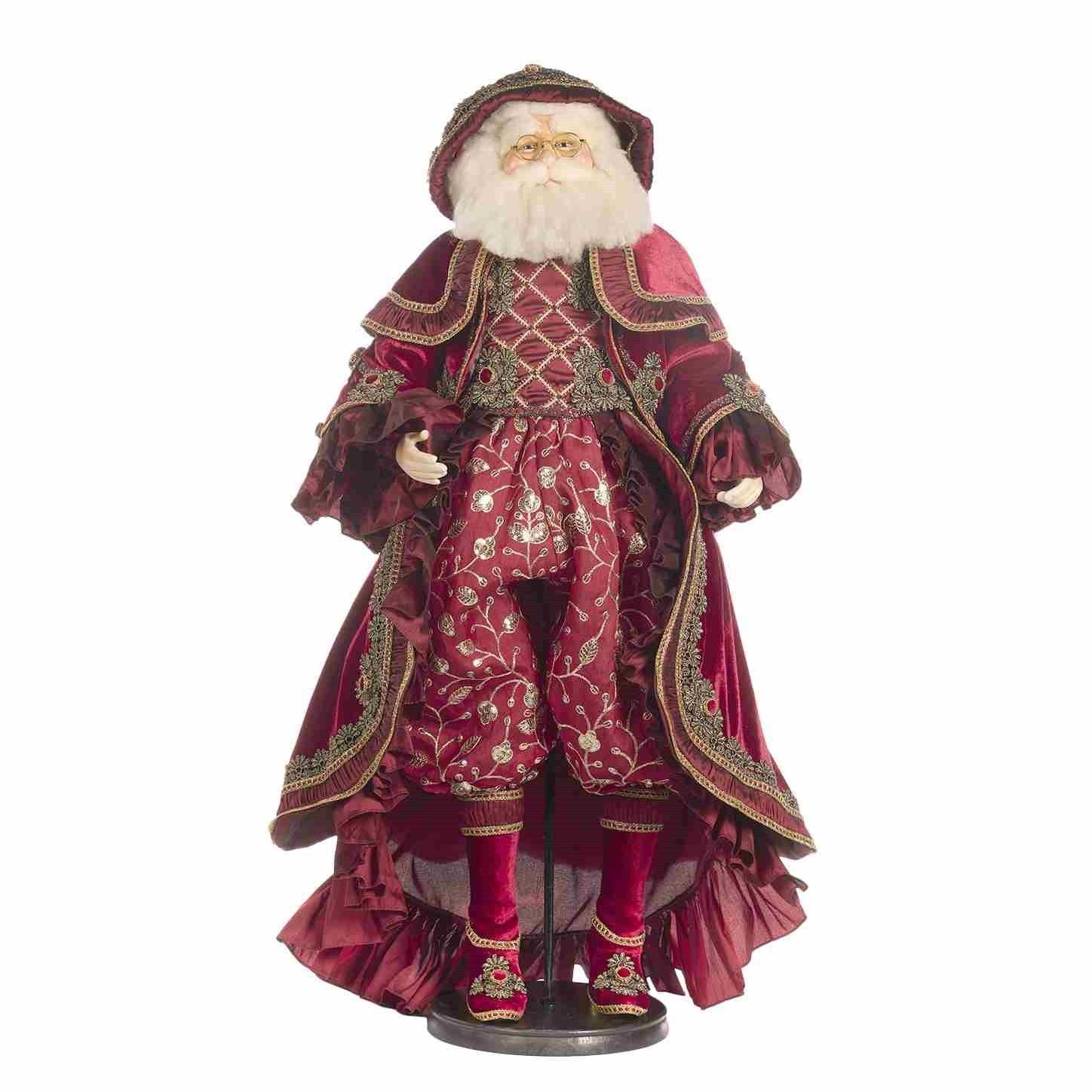 Père Noël Victorien, 80 cm, Goodwill Victorian Santa doll Goodwill