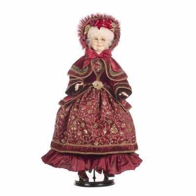 Mère Noël Victorienne, 80 cm, Goodwill Victorian Mrs Claus doll Goodwill