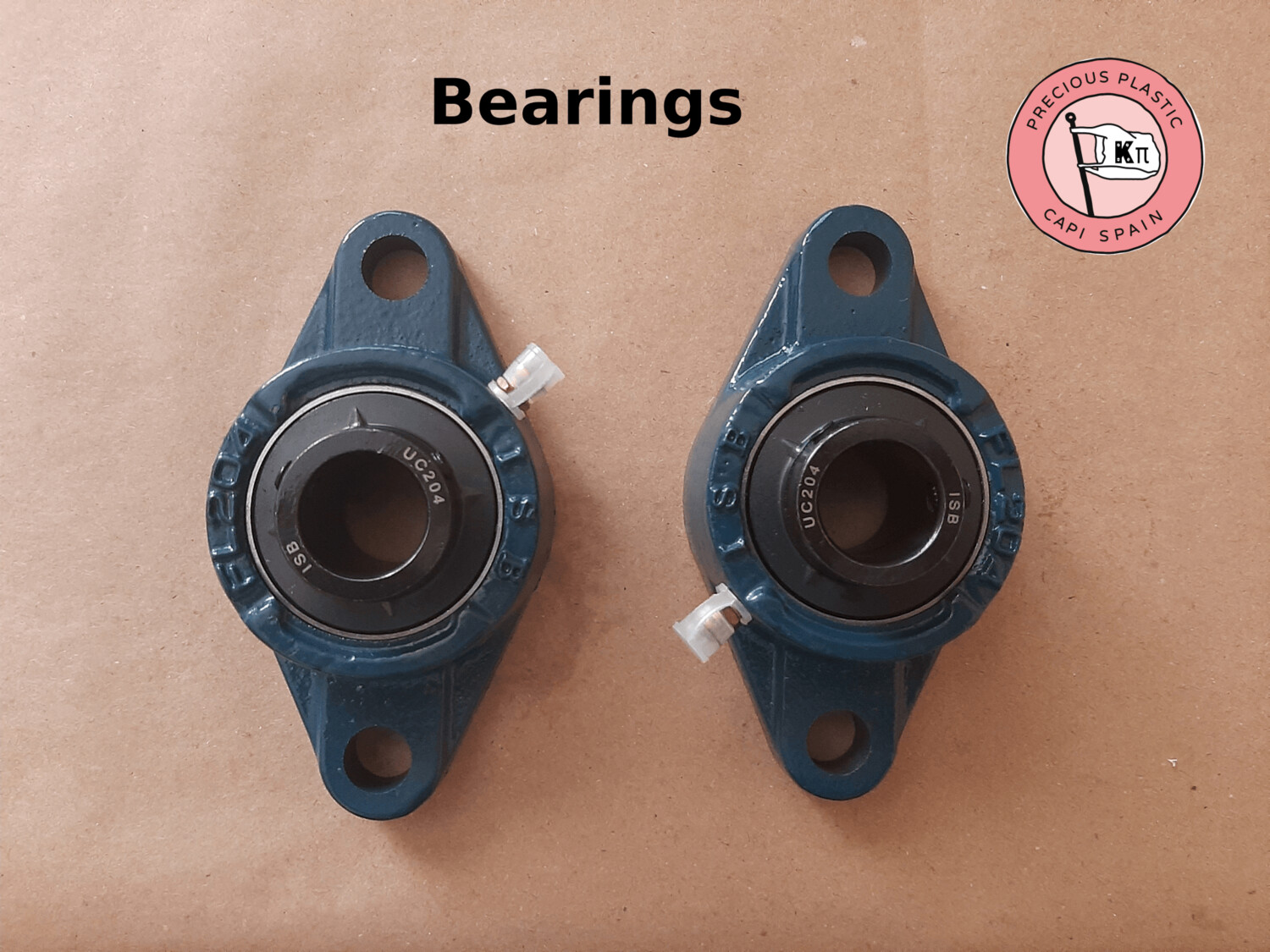 2 rodamientos UCFL-204 ( Bearings )