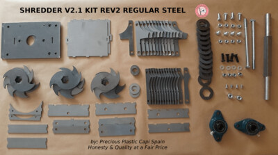 Kit para Picadora V2.1 Rev3 en Acero Al Carbono