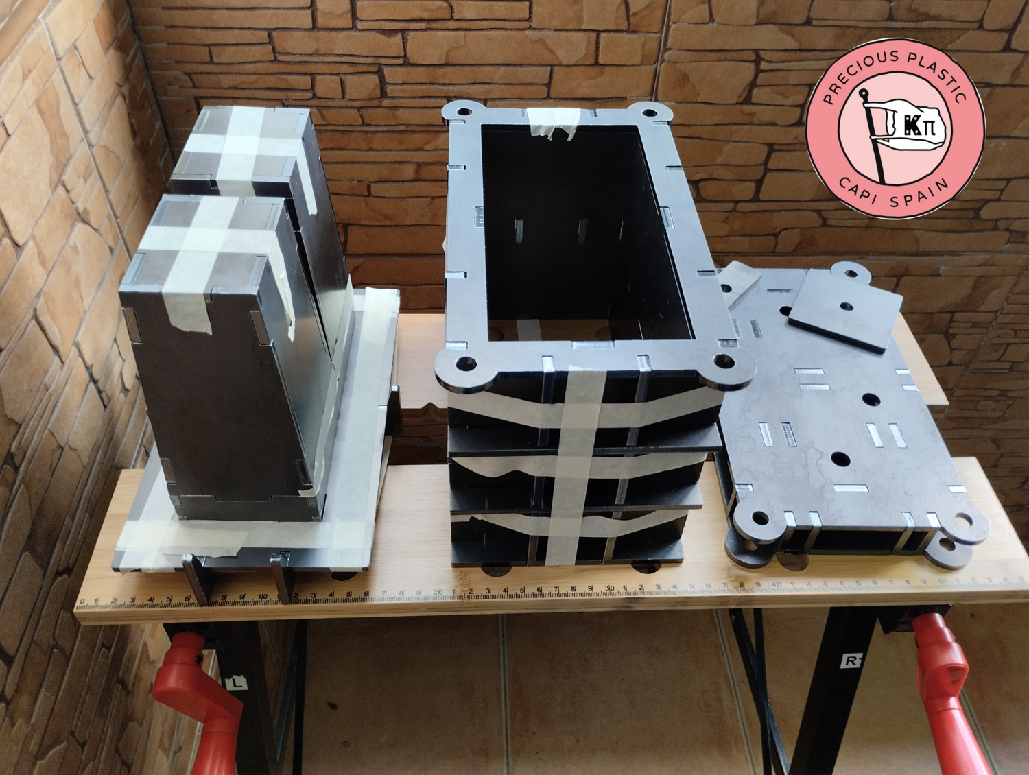 Double Brick Moulds ( Piezas de corte laser)