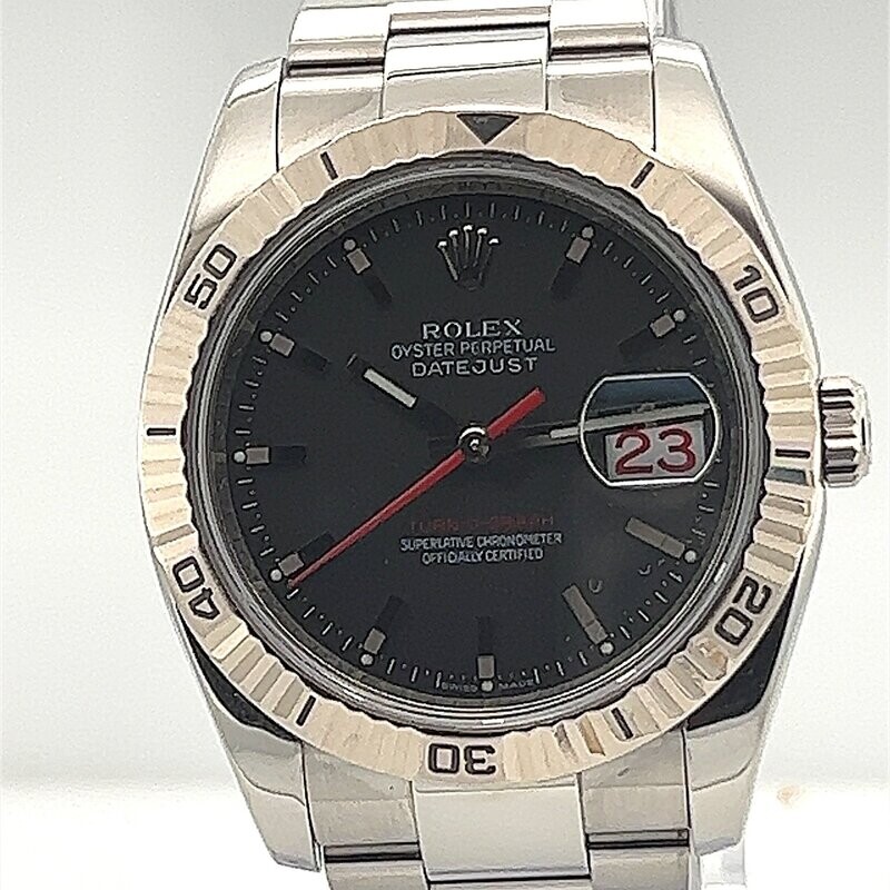 Rolex Datejust 36mm "Turn-O-Graph"  - Black Dial