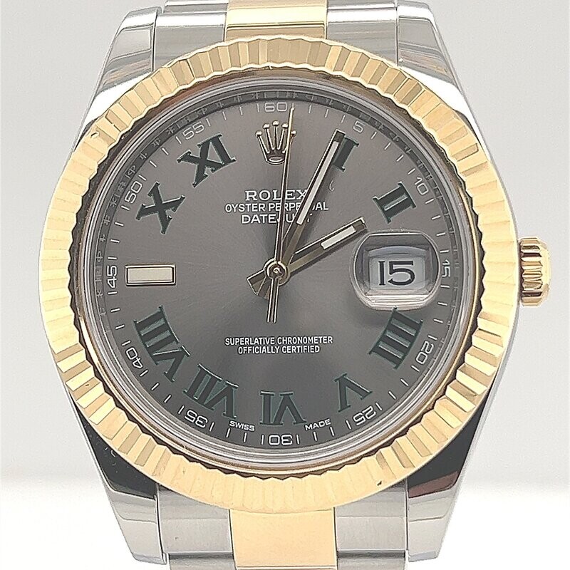 Rolex Datejust 41 Wimbledon  -  Stainless Steel and Yellow Gold